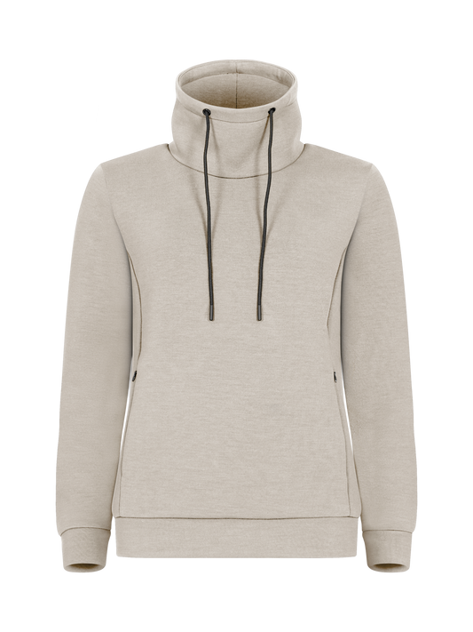 021023 SUDADERA HOBART CUELLO ALTO WOMAN