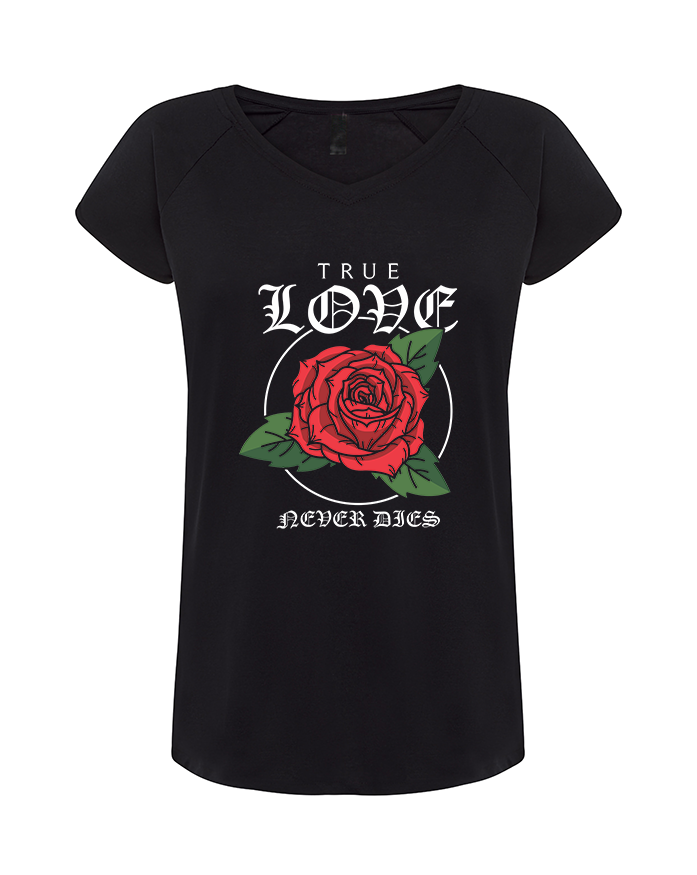 4010S Camiseta Mujer Cuello Pico Verano 2025 - DF CREACION