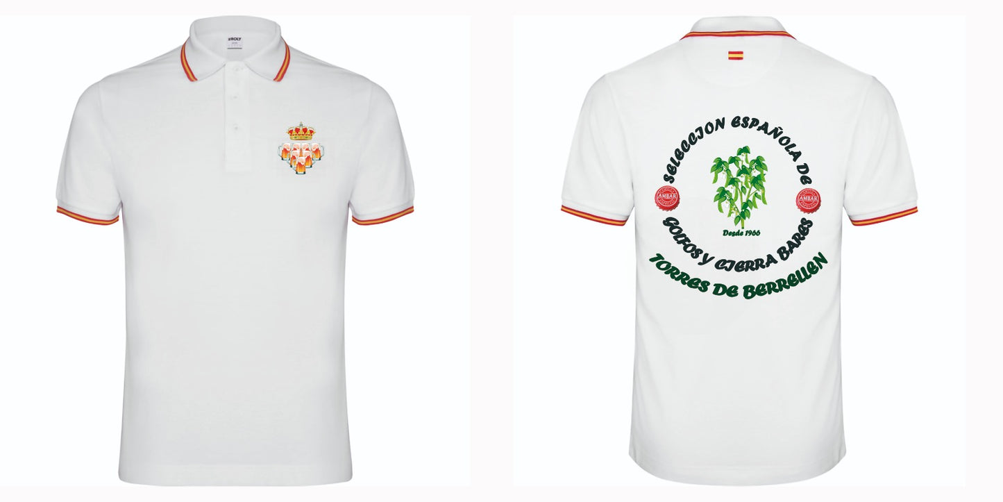 P1008 POLO ESPAÑA PARA SUBLIMACION - DF CREACION