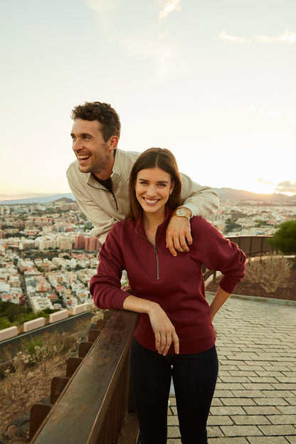 021033 Sudadera Técnica Half Zip – 280 g/m² Antipilling