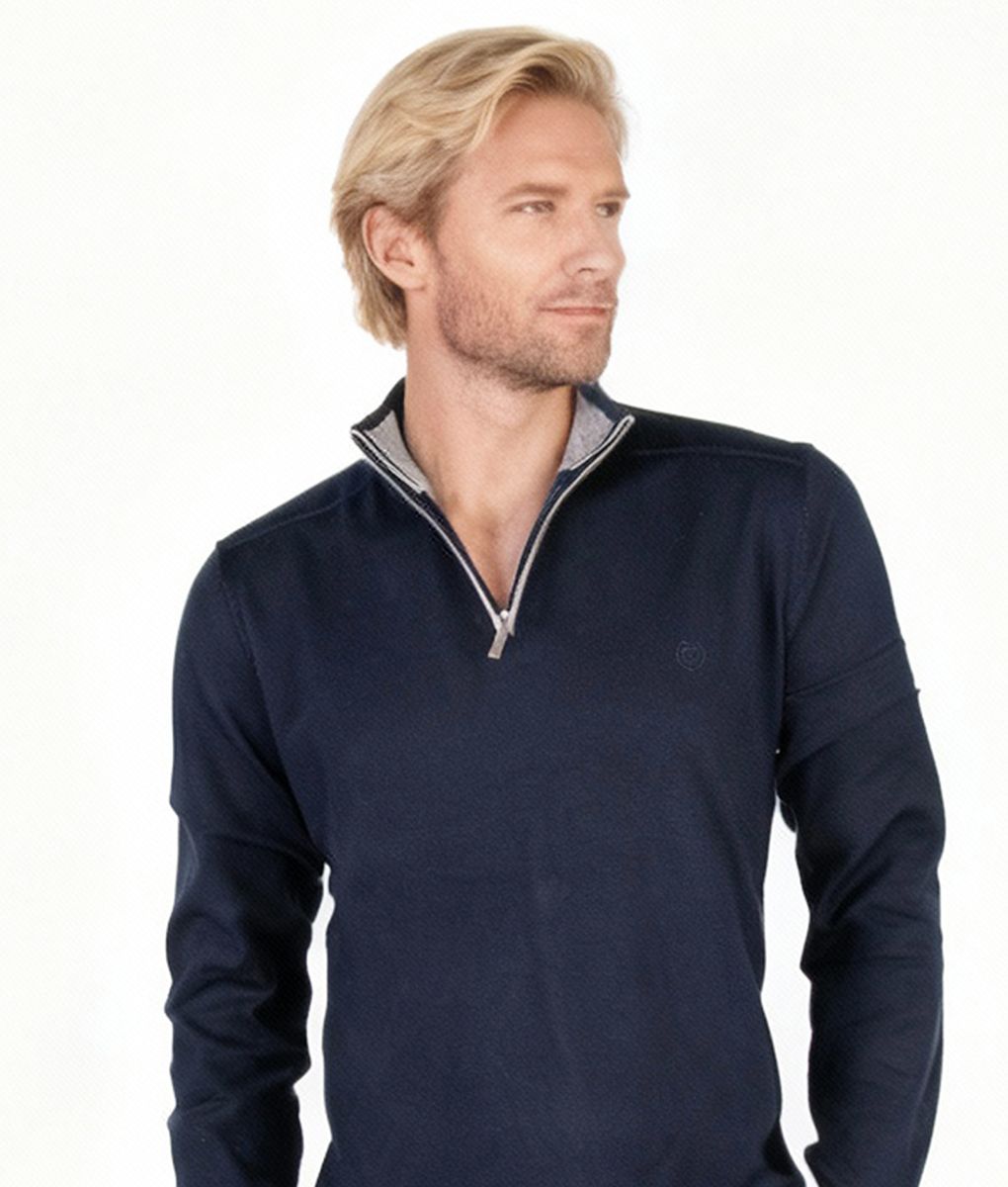 SUETER CUELLO POLO CREMALLERA, SERIE 230