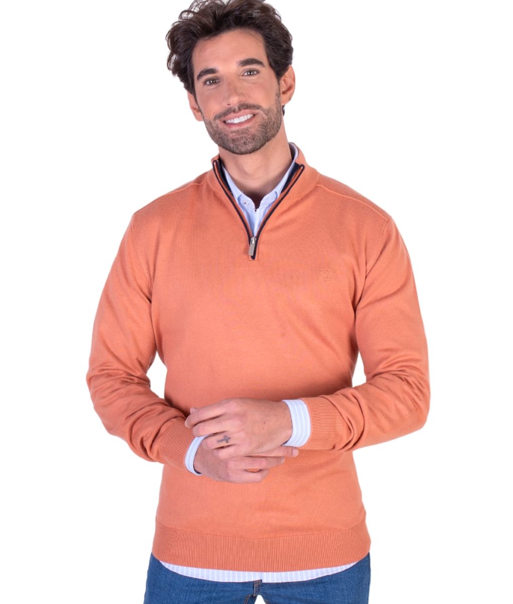 SUETER CUELLO POLO CREMALLERA, SERIE 230