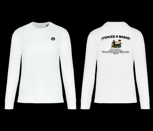 KD402N SUDADERA HOMENAJE A LOS SITIOS DE ZARAGOZA UNISEX - DF CREACION