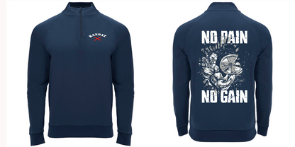 KDG1115 SUDADERA UNISEX TECNICA GIMNASIO KANDAZ NO PAIN - DF CREACION