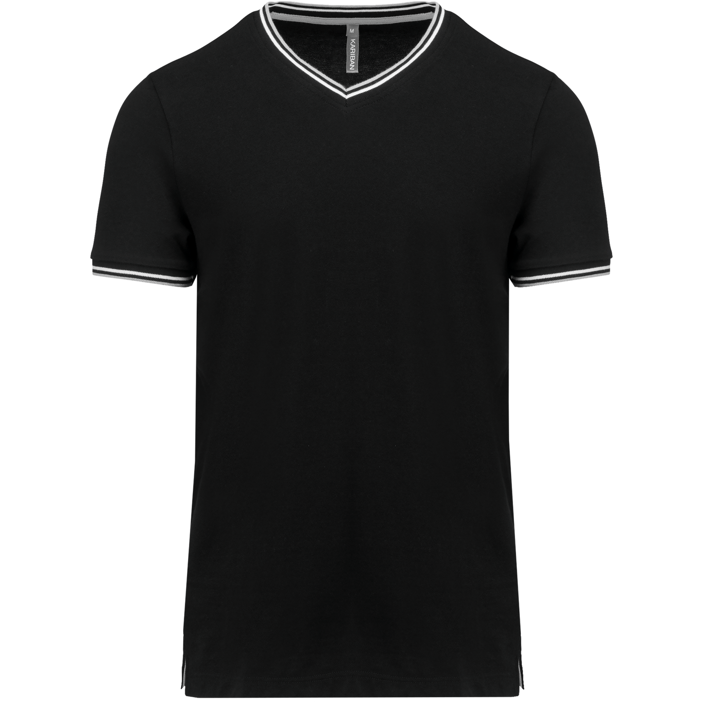 K374 CAMISETA PICO ESTILO PIQUE BICOLOR Y CONFORT PREMIUM