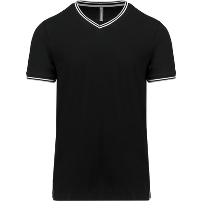 K374 CAMISETA PICO ESTILO PIQUE BICOLOR Y CONFORT PREMIUM