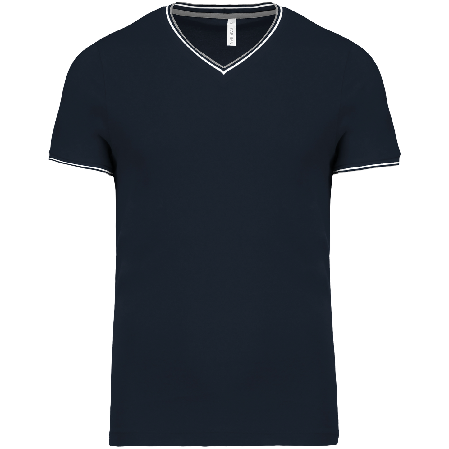 K374 CAMISETA PICO ESTILO PIQUE BICOLOR Y CONFORT PREMIUM