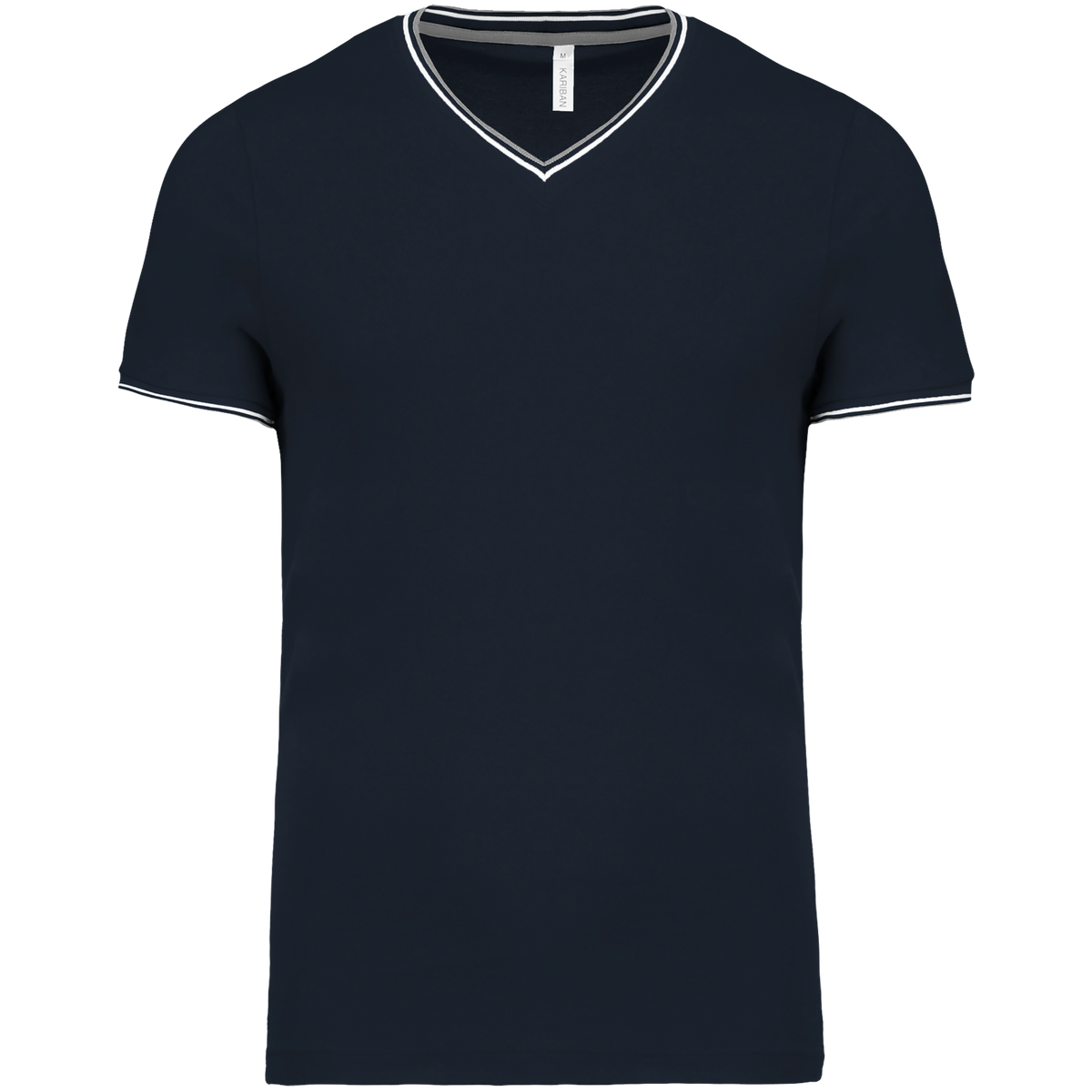 K374 CAMISETA PICO ESTILO PIQUE BICOLOR Y CONFORT PREMIUM - DF CREACION
