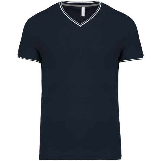 K374 CAMISETA PICO ESTILO PIQUE BICOLOR Y CONFORT PREMIUM