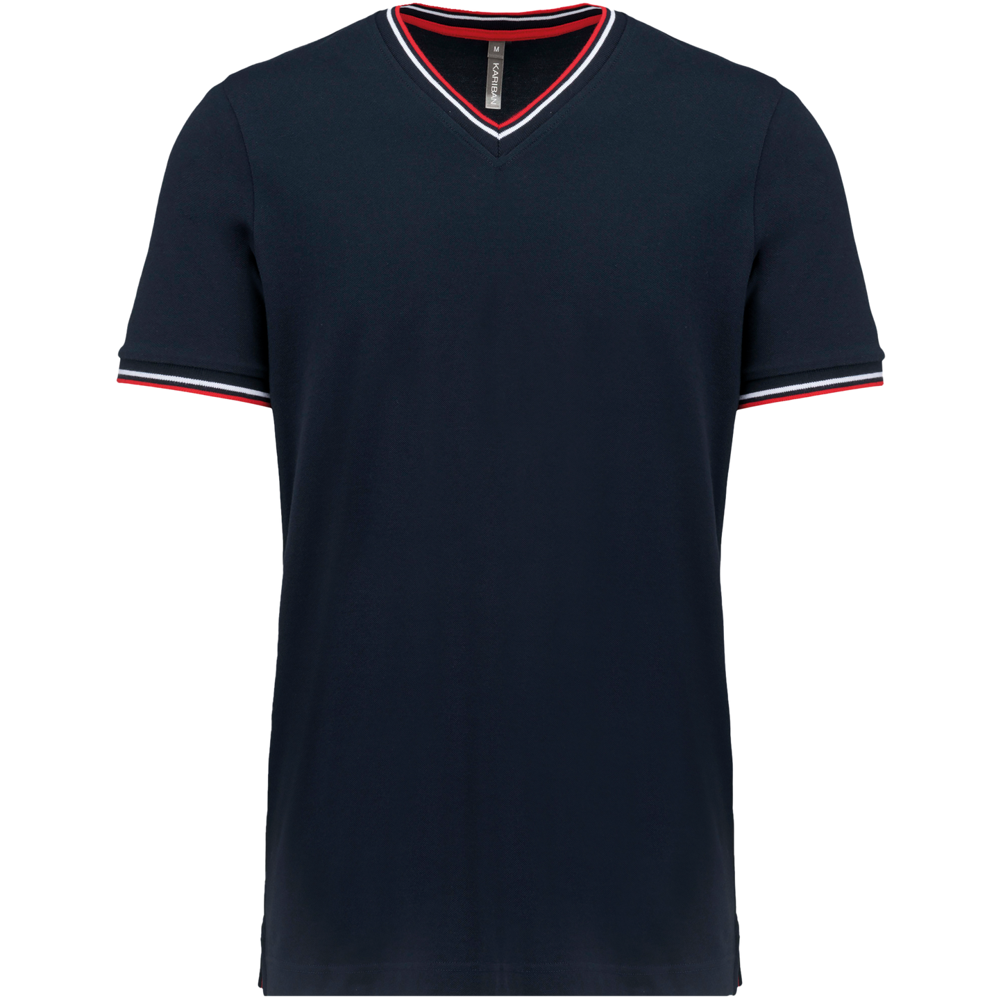 K374 CAMISETA PICO ESTILO PIQUE BICOLOR Y CONFORT PREMIUM