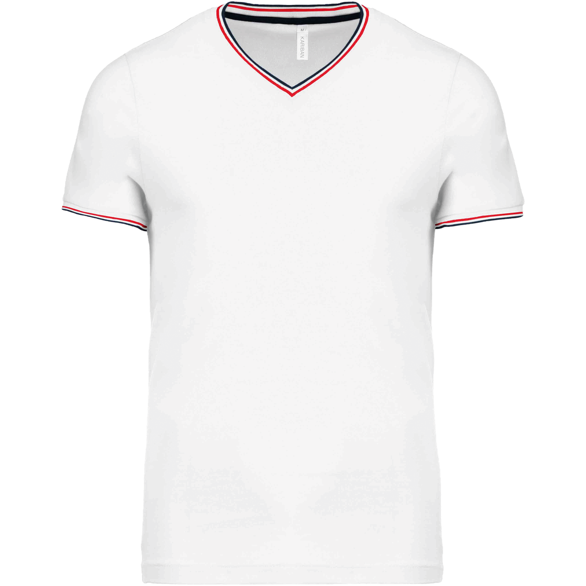 K374 CAMISETA PICO ESTILO PIQUE BICOLOR Y CONFORT PREMIUM - DF CREACION