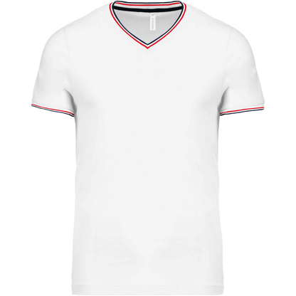 K374 CAMISETA PICO ESTILO PIQUE BICOLOR Y CONFORT PREMIUM