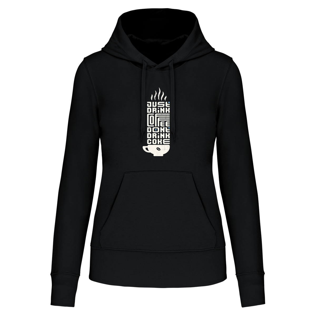 S1114 SUDADERA CAPUCHA JUST DRINK - DF CREACION