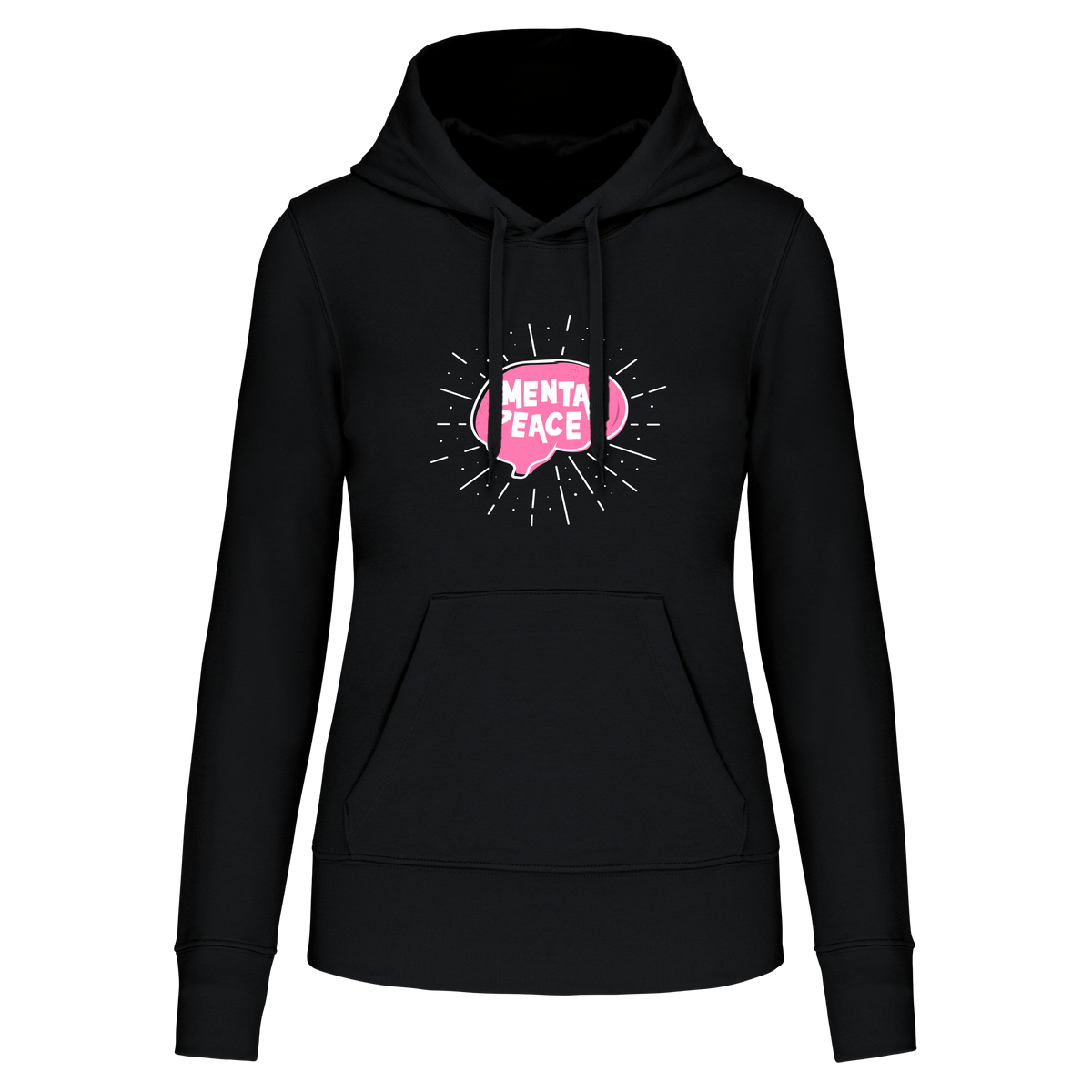 S1112 SUDADERA CAPUCHA MENTAL PEACE - DF CREACION