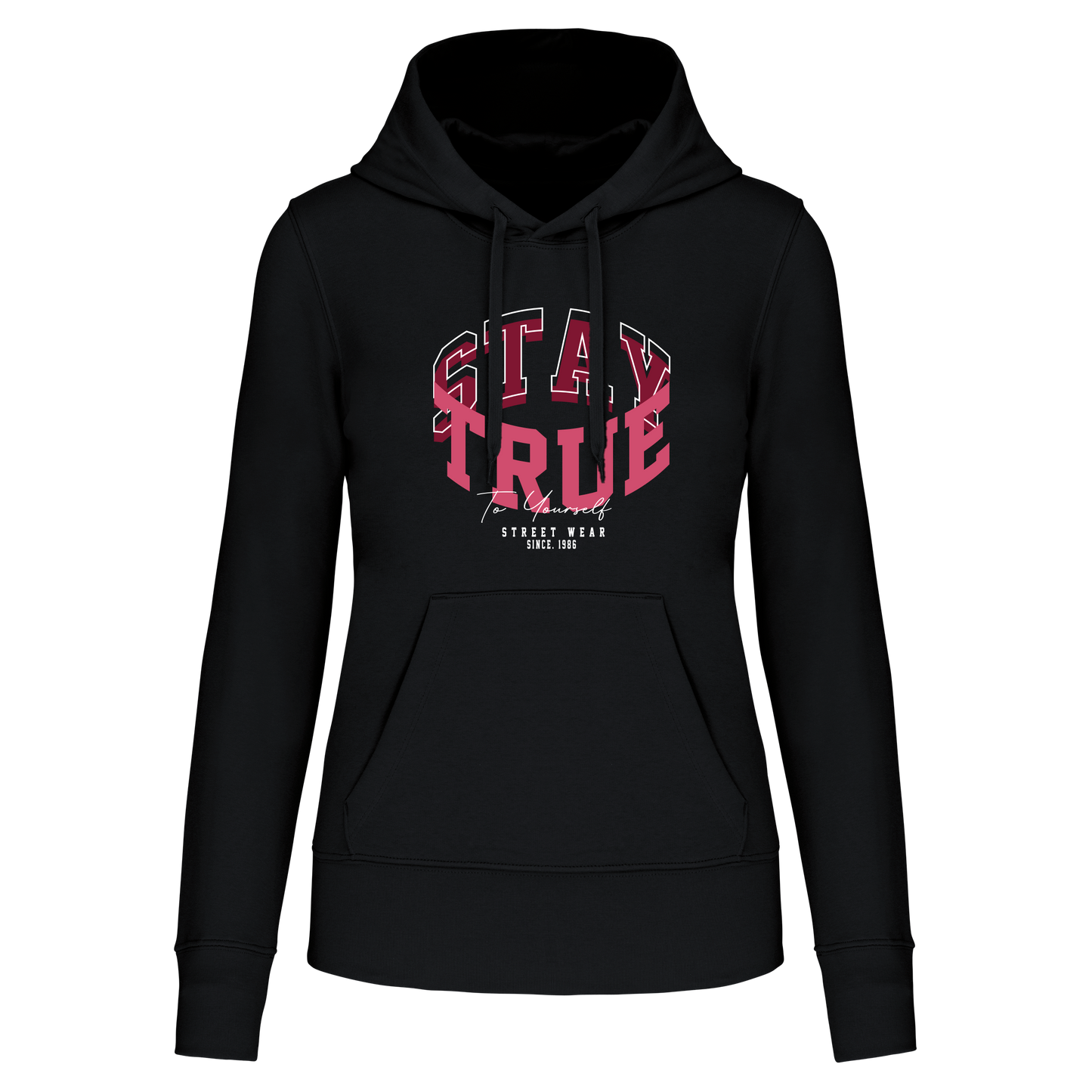 S1113 SUDADERA CAPUCHA STAY TRUE