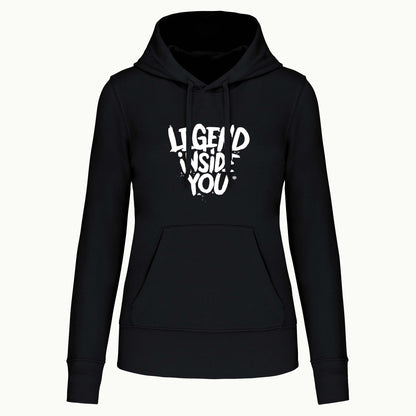 S1107 SUDADERA CAPUCHA LEGEND INSEDE YOU