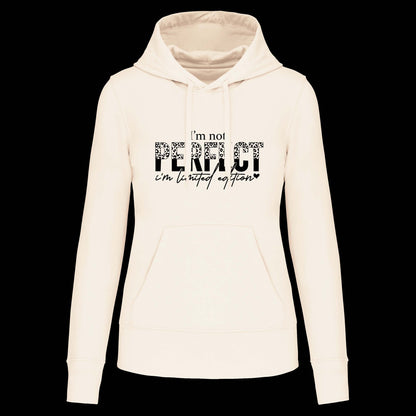 S1101 SUDADERA CAPUCHA  I´M NOT PERFECT