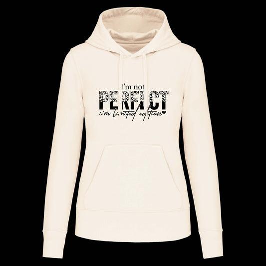 S1101 SUDADERA CAPUCHA  I´M NOT PERFECT