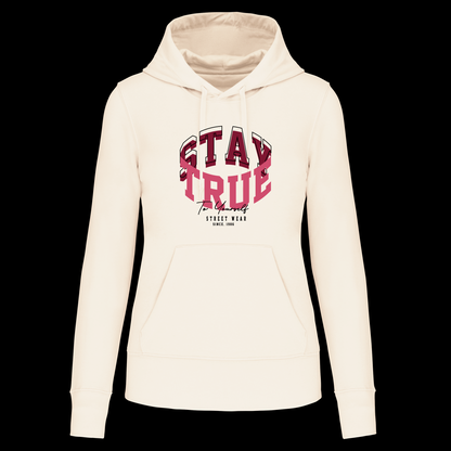 S1113 SUDADERA CAPUCHA STAY TRUE
