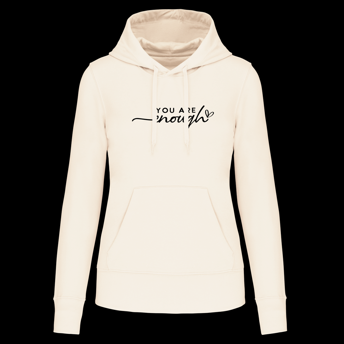 S1110 SUDADERA CAPUCHA YOU ARE ENOUGHT - DF CREACION