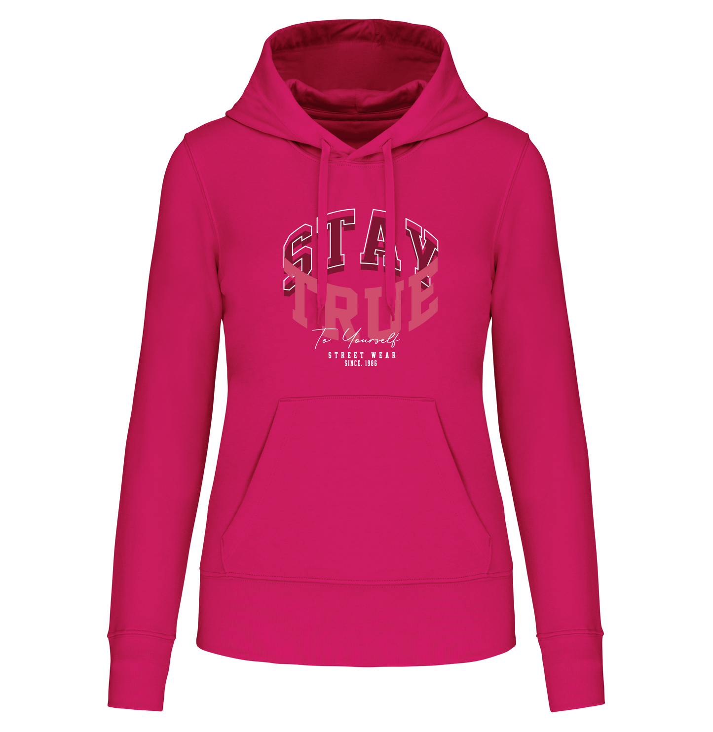 S1113 SUDADERA CAPUCHA STAY TRUE