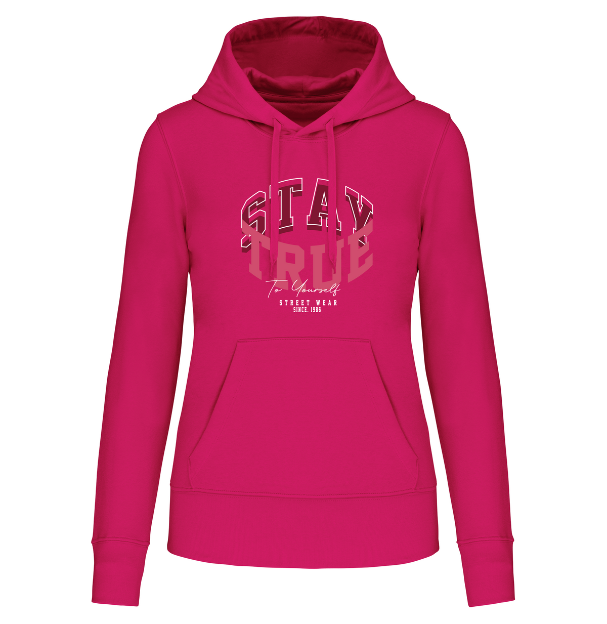 S1113 SUDADERA CAPUCHA STAY TRUE - DF CREACION