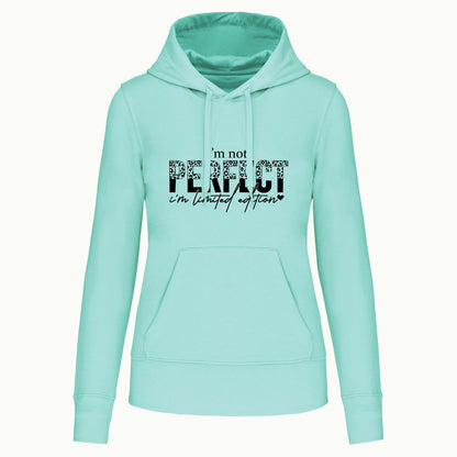 S1101 SUDADERA CAPUCHA  I´M NOT PERFECT