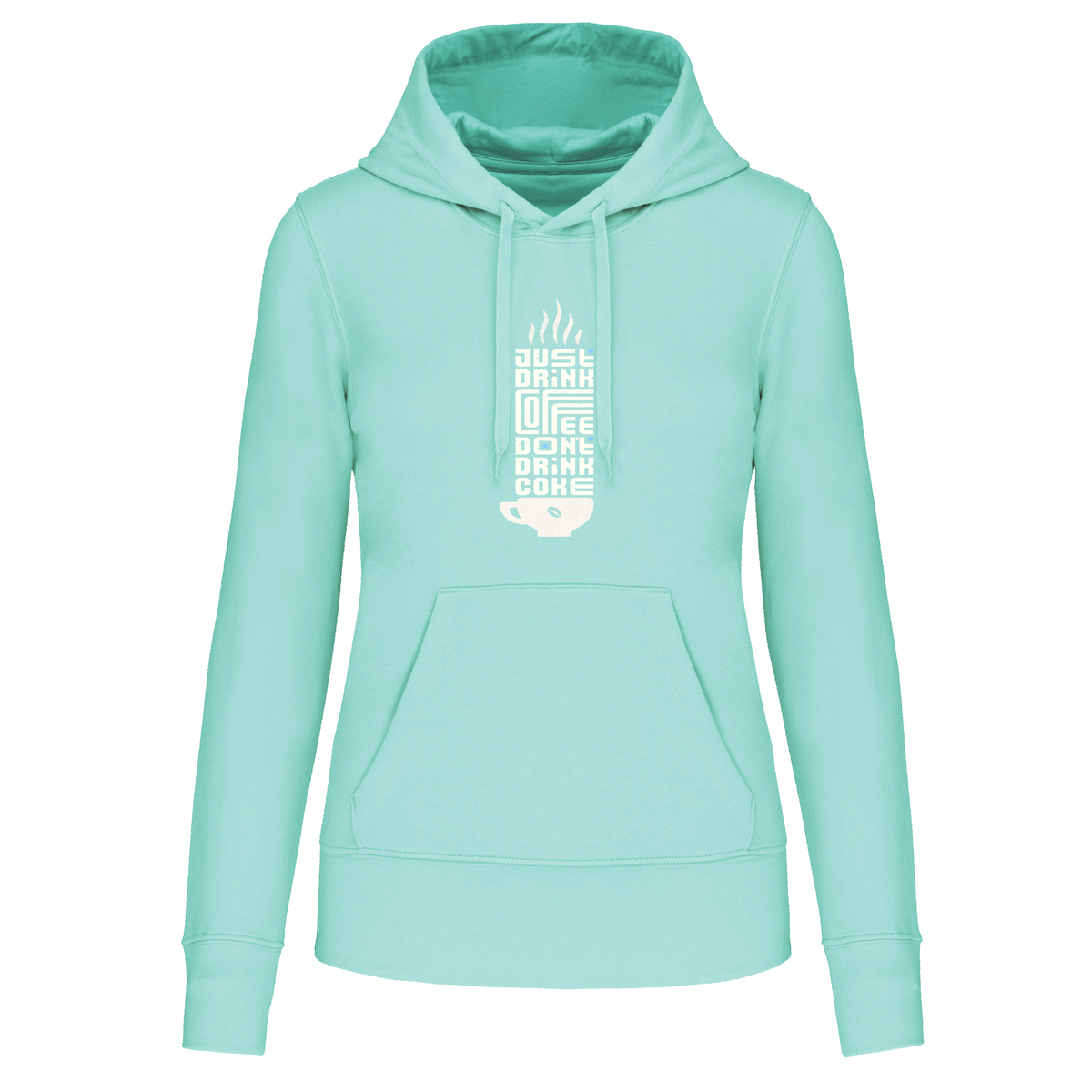 S1114 SUDADERA CAPUCHA JUST DRINK - DF CREACION