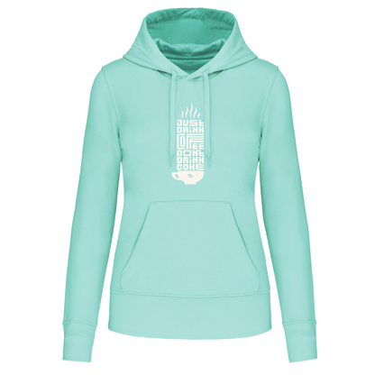 S1114 SUDADERA CAPUCHA JUST DRINK