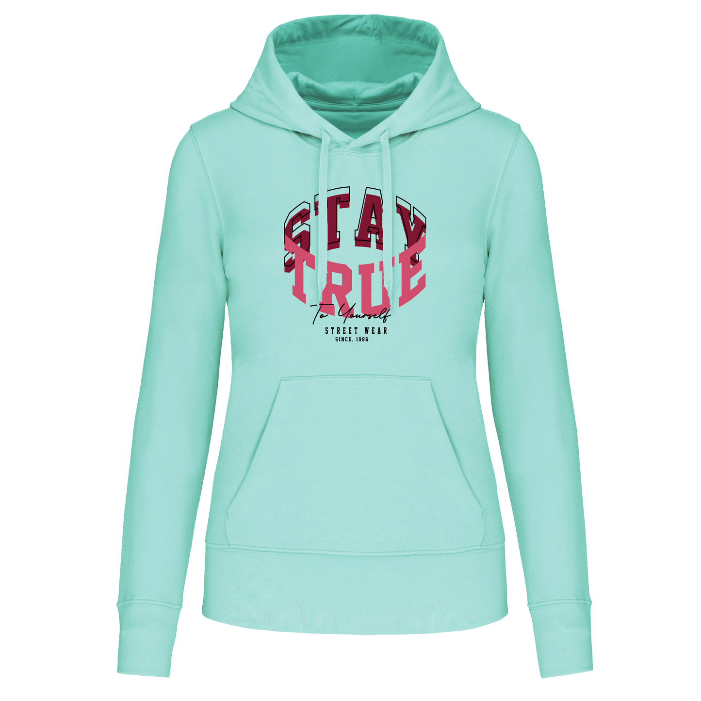 S1113 SUDADERA CAPUCHA STAY TRUE