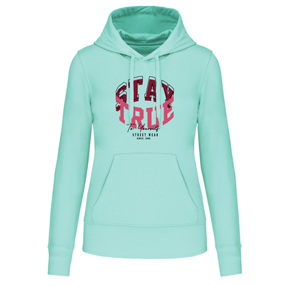 S1113 SUDADERA CAPUCHA STAY TRUE