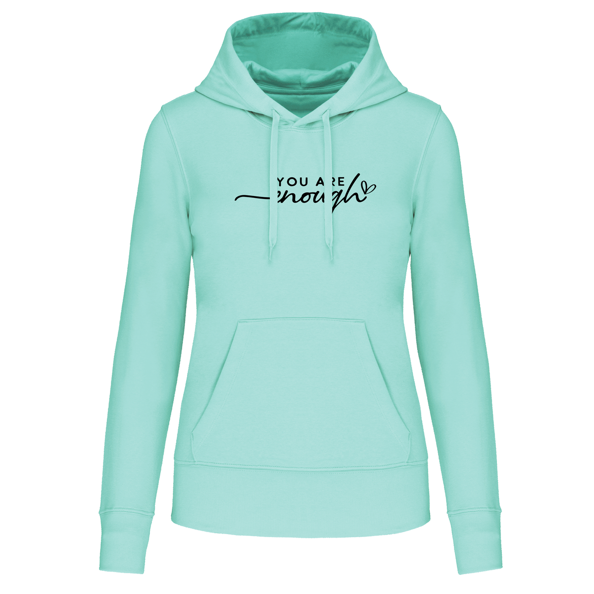 S1110 SUDADERA CAPUCHA YOU ARE ENOUGHT - DF CREACION