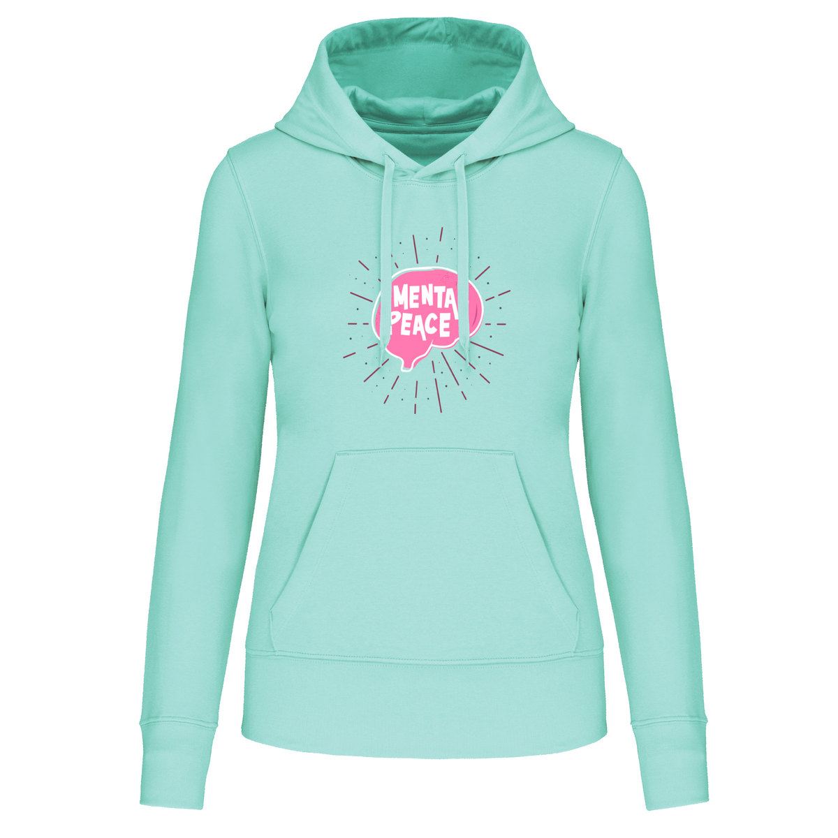 S1112 SUDADERA CAPUCHA MENTAL PEACE - DF CREACION