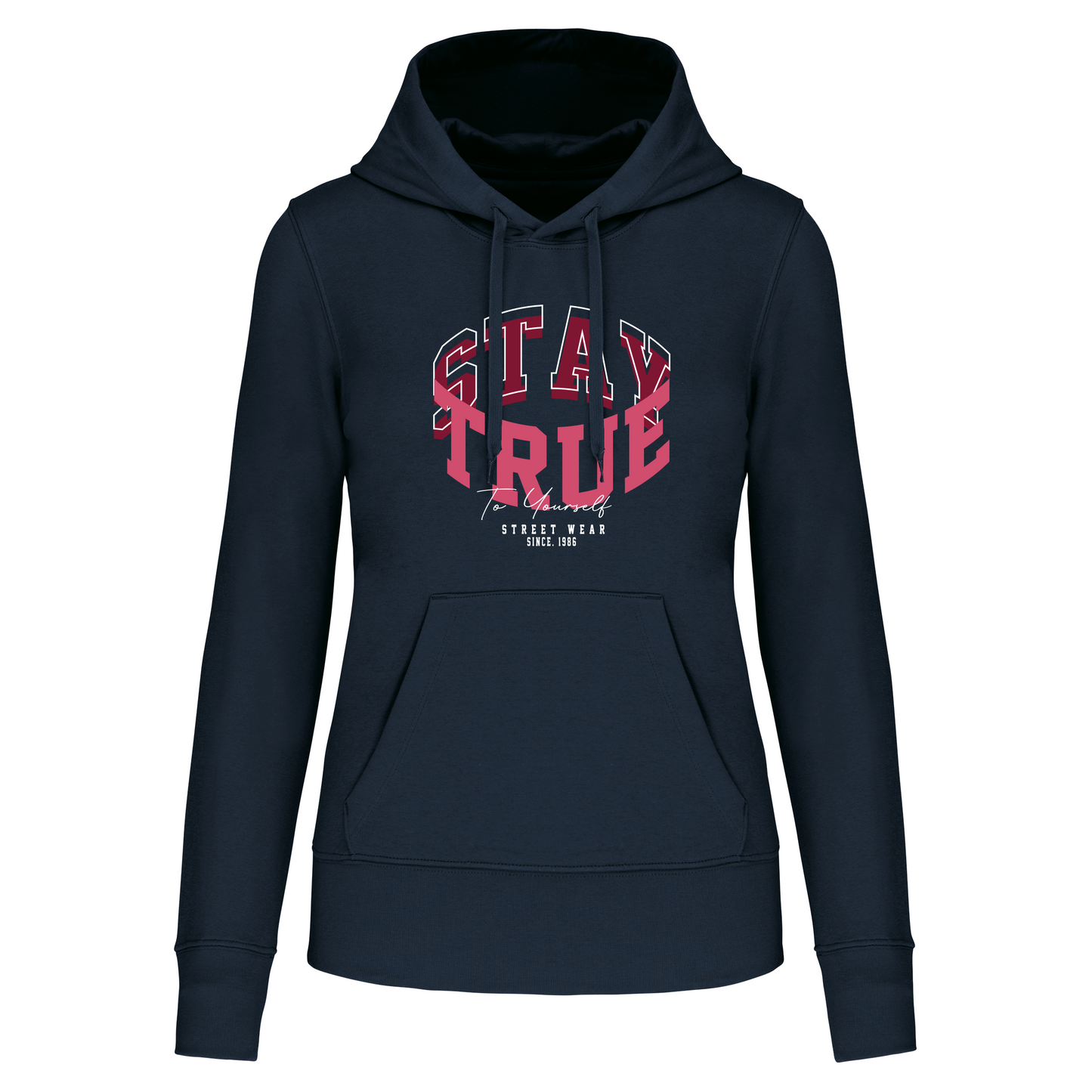 S1113 SUDADERA CAPUCHA STAY TRUE