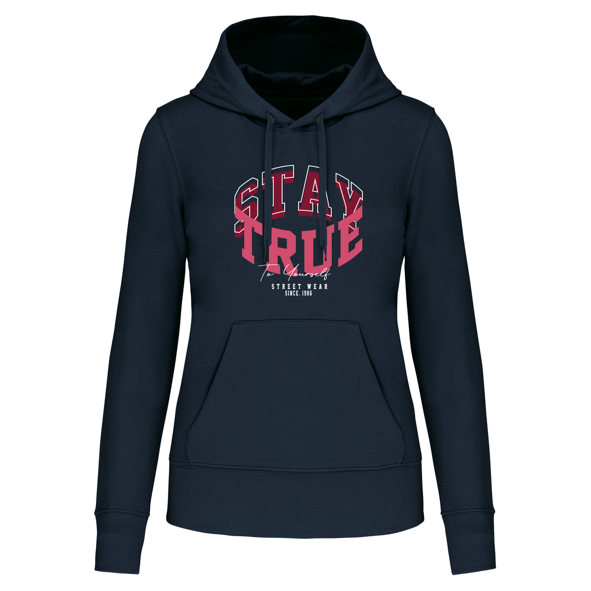 S1113 SUDADERA CAPUCHA STAY TRUE - DF CREACION