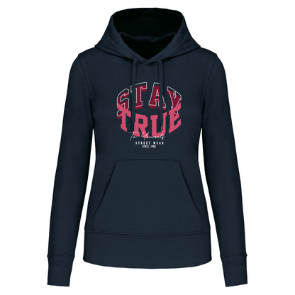 S1113 SUDADERA CAPUCHA STAY TRUE