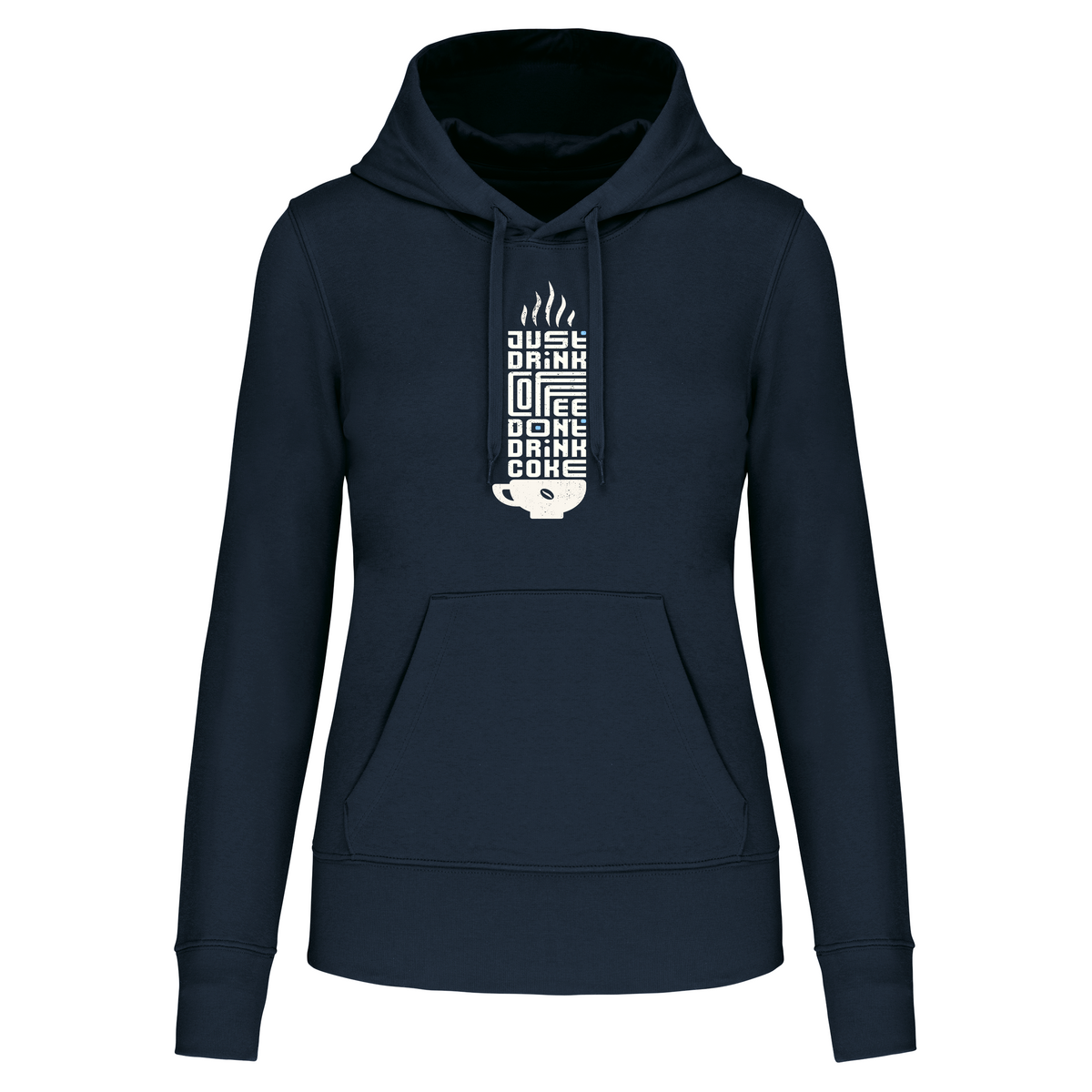 S1114 SUDADERA CAPUCHA JUST DRINK - DF CREACION