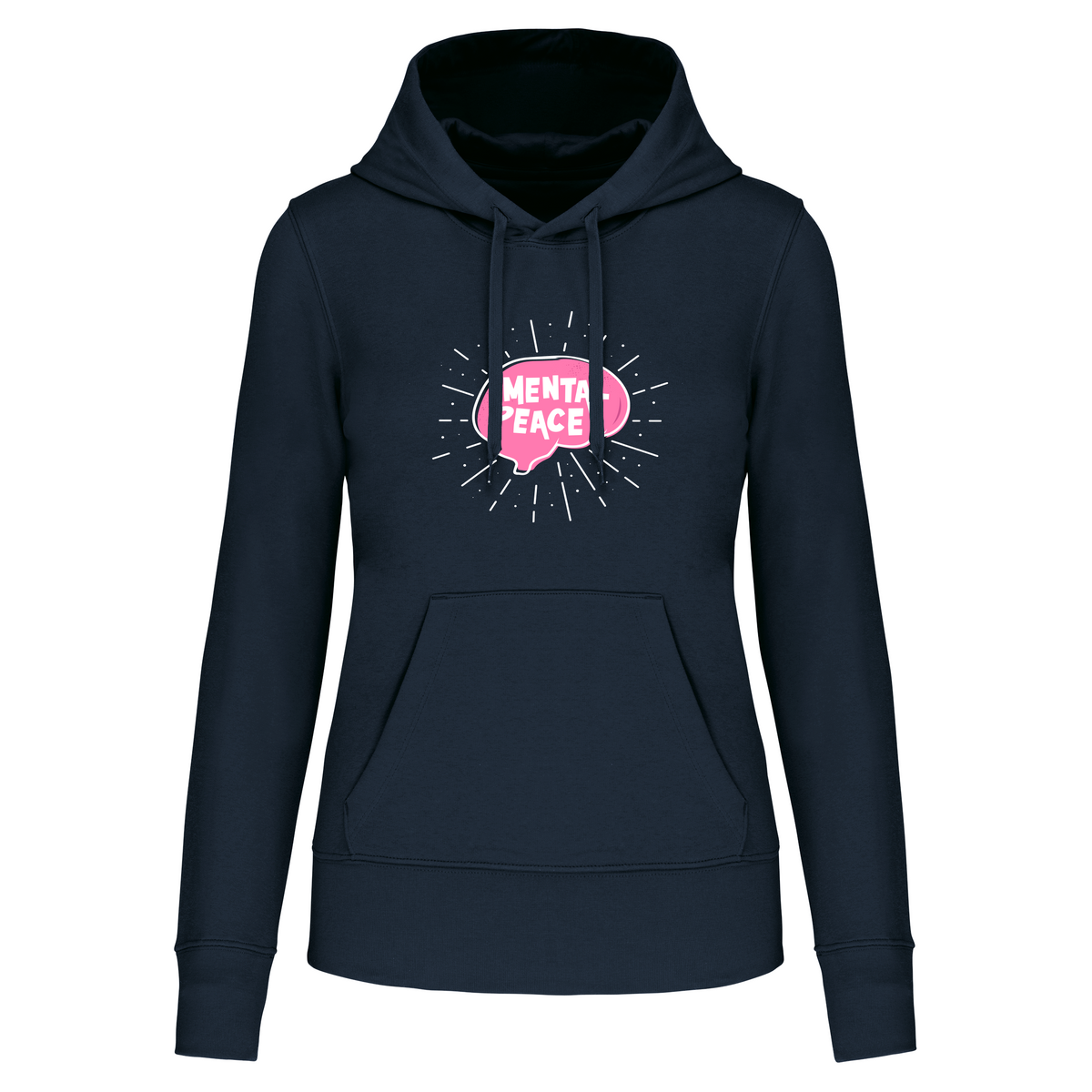 S1112 SUDADERA CAPUCHA MENTAL PEACE - DF CREACION