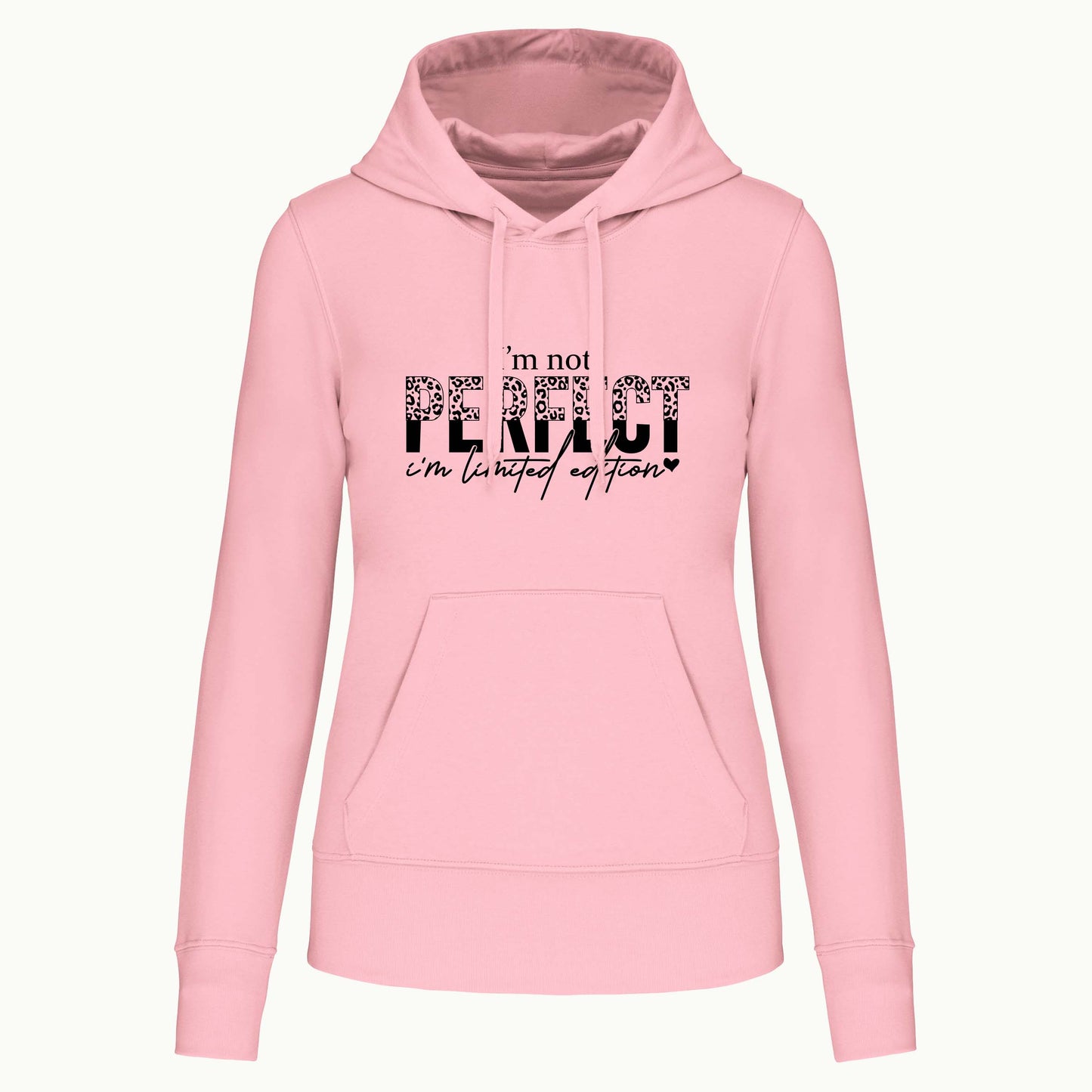 S1101 SUDADERA CAPUCHA  I´M NOT PERFECT