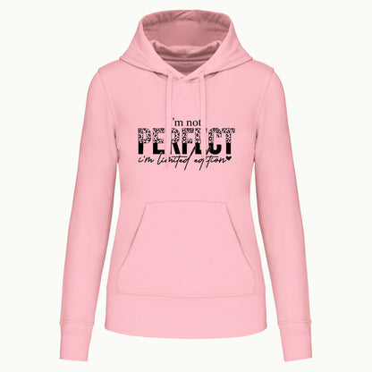 S1101 SUDADERA CAPUCHA  I´M NOT PERFECT
