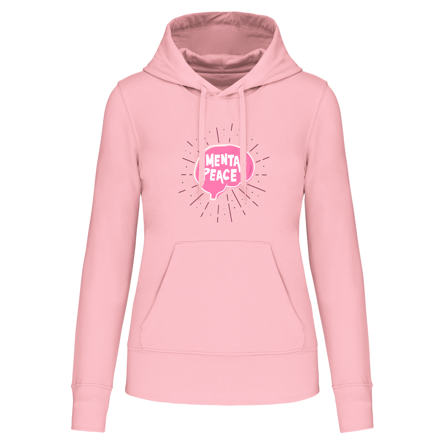 S1112 SUDADERA CAPUCHA MENTAL PEACE