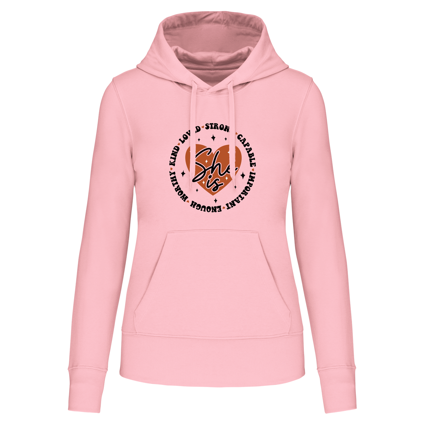 S1108 SUDADERA CAPUCHA SHE IS