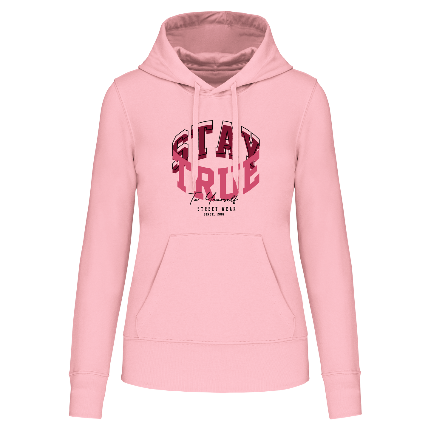 S1113 SUDADERA CAPUCHA STAY TRUE
