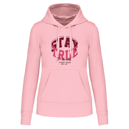 S1113 SUDADERA CAPUCHA STAY TRUE