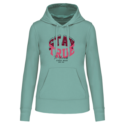 S1113 SUDADERA CAPUCHA STAY TRUE