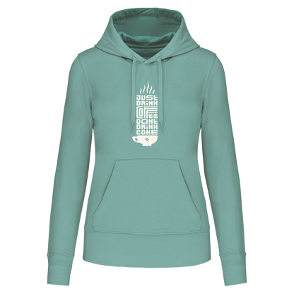 S1114 SUDADERA CAPUCHA JUST DRINK