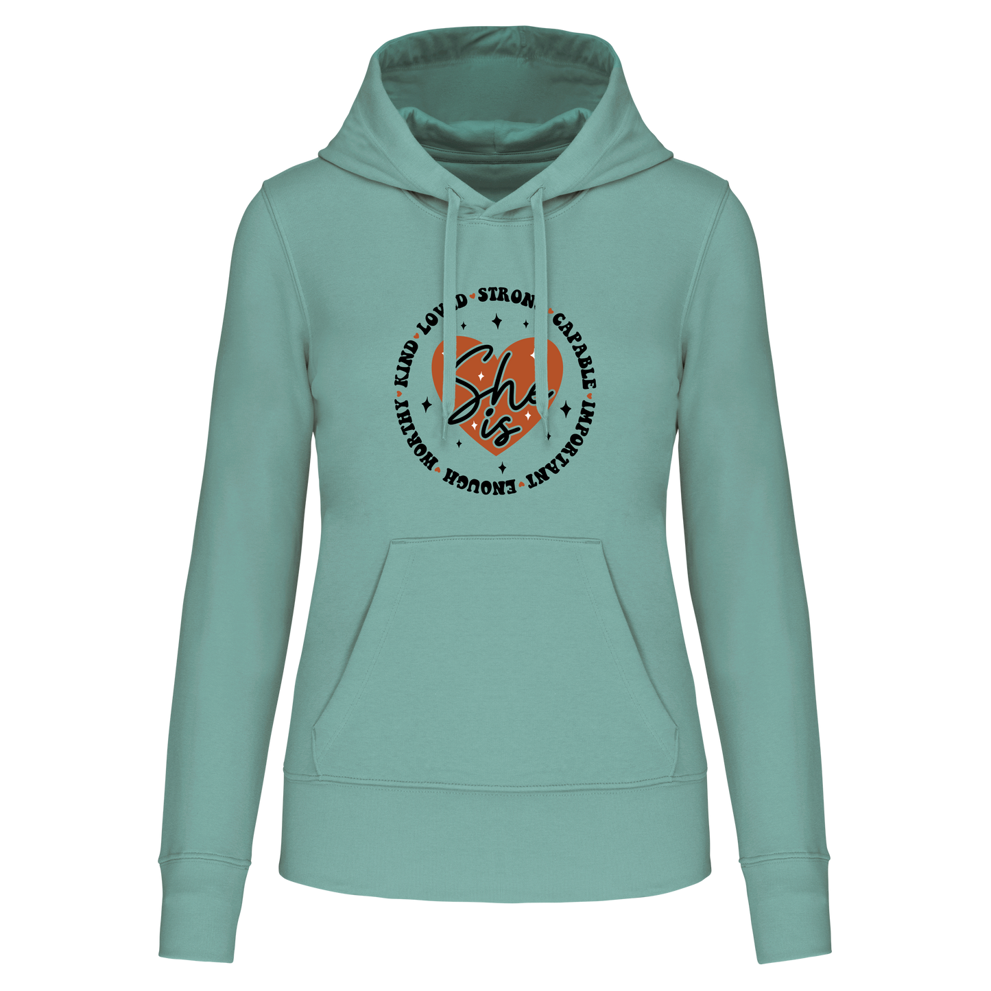 S1108 SUDADERA CAPUCHA SHE IS