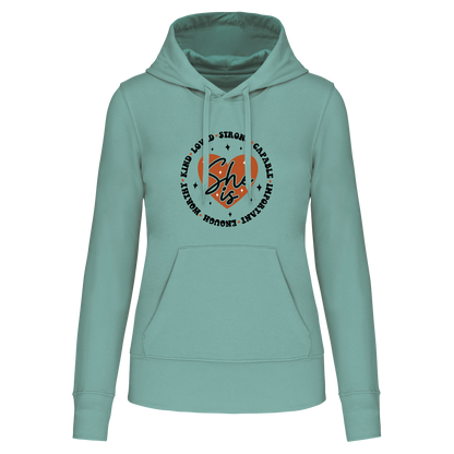 S1108 SUDADERA CAPUCHA SHE IS