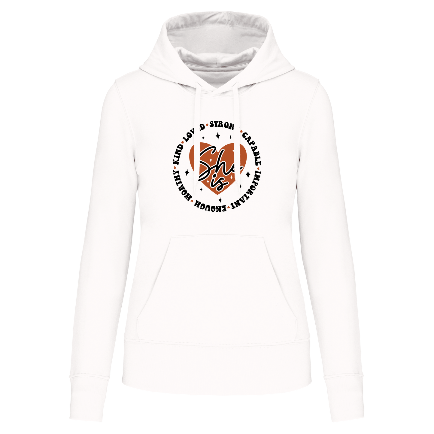 S1108 SUDADERA CAPUCHA SHE IS