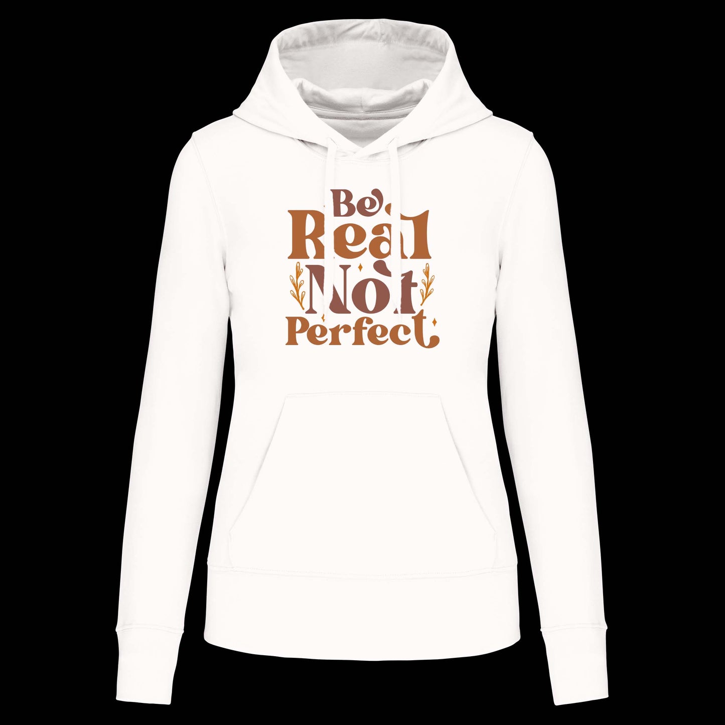 S1106 SUDADERA CAPUCHA BE REAL NOT PERFECT
